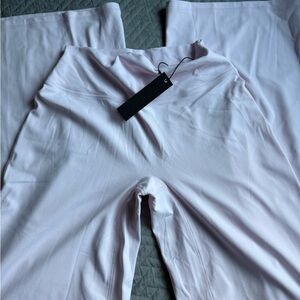 Oner Active SoftMotion Straight Leg Pants with Gray Logo in Soft Girl Pink